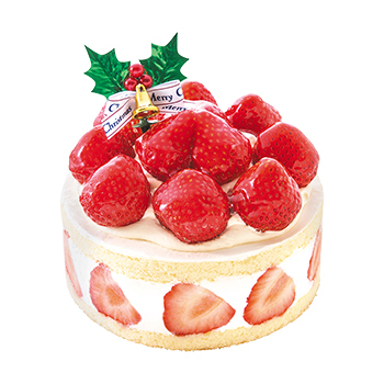 あまおう苺たっぷりの贅沢クリスマスショートケーキ