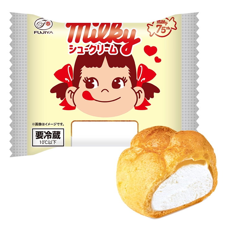 milky75thミルキーシュークリーム