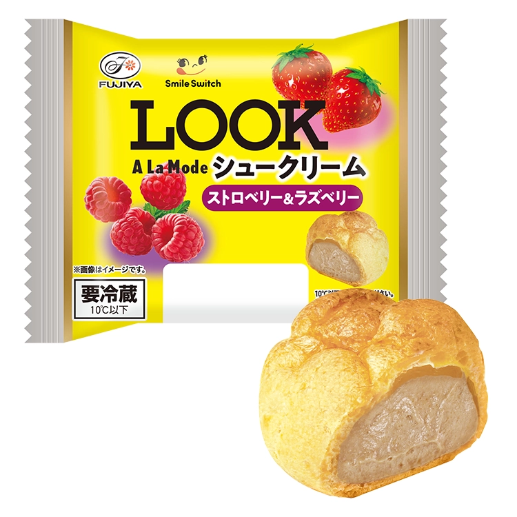 LOOK A La Modeシュークリーム(ストロベリー&ラズベリー)