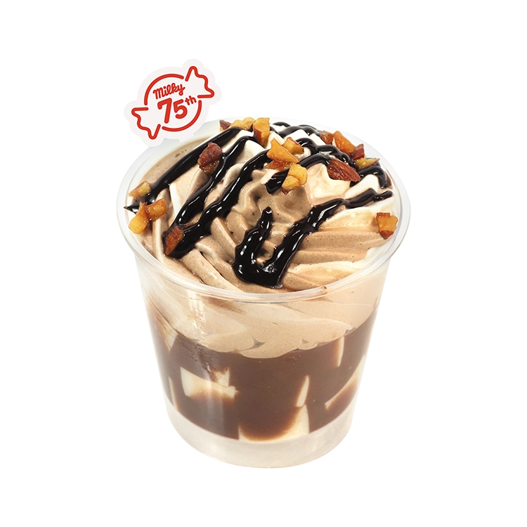 チョコミルキーパフェ