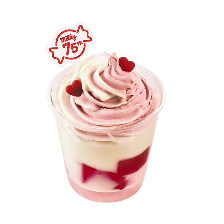 苺ミルキーパフェ