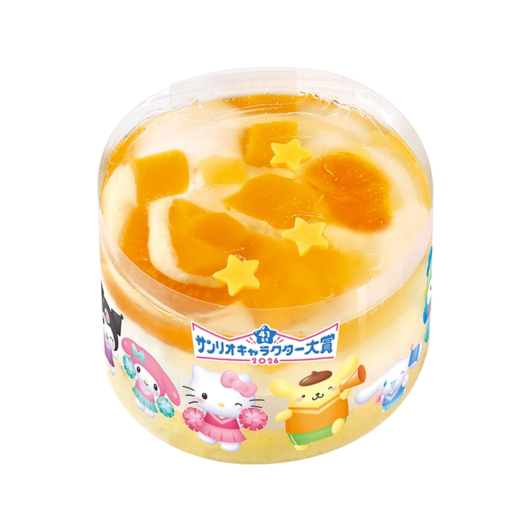 サンリオキャラクターズ キラキラフルーツババロアケーキ