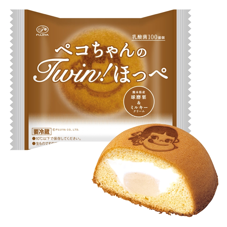 ペコちゃんのツインほっぺ(球磨栗&ミルキー)