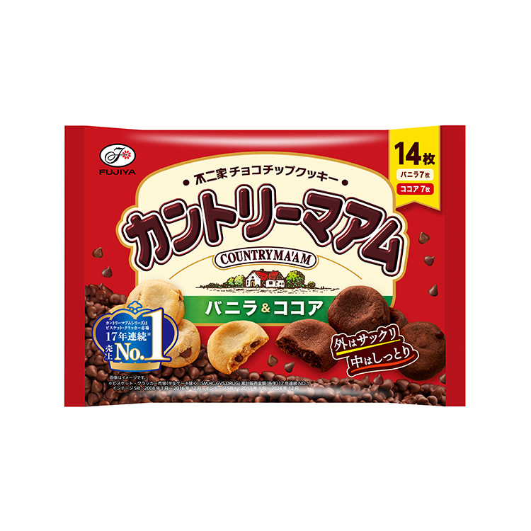 14枚カントリーマアム(バニラ&ココア)